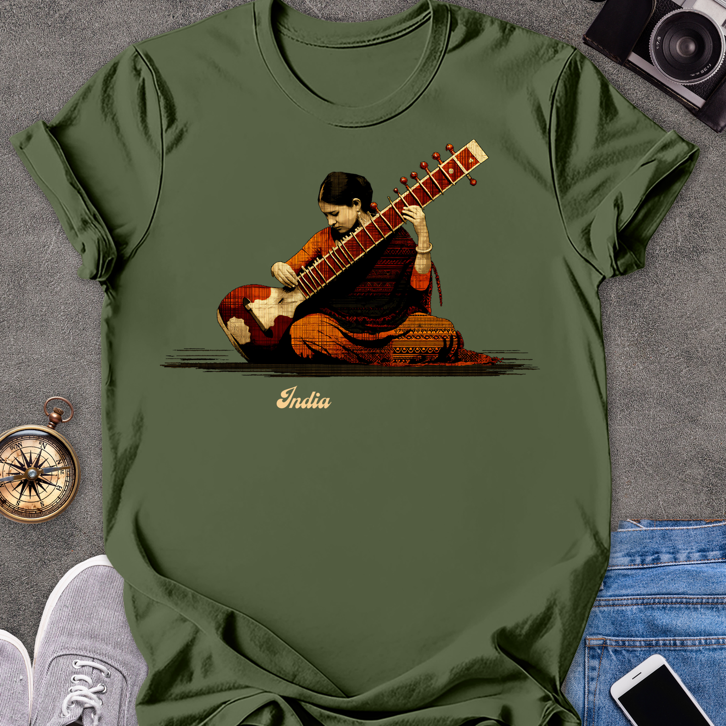 India | Unisex Softstyle T-Shirt | India Travel Tee