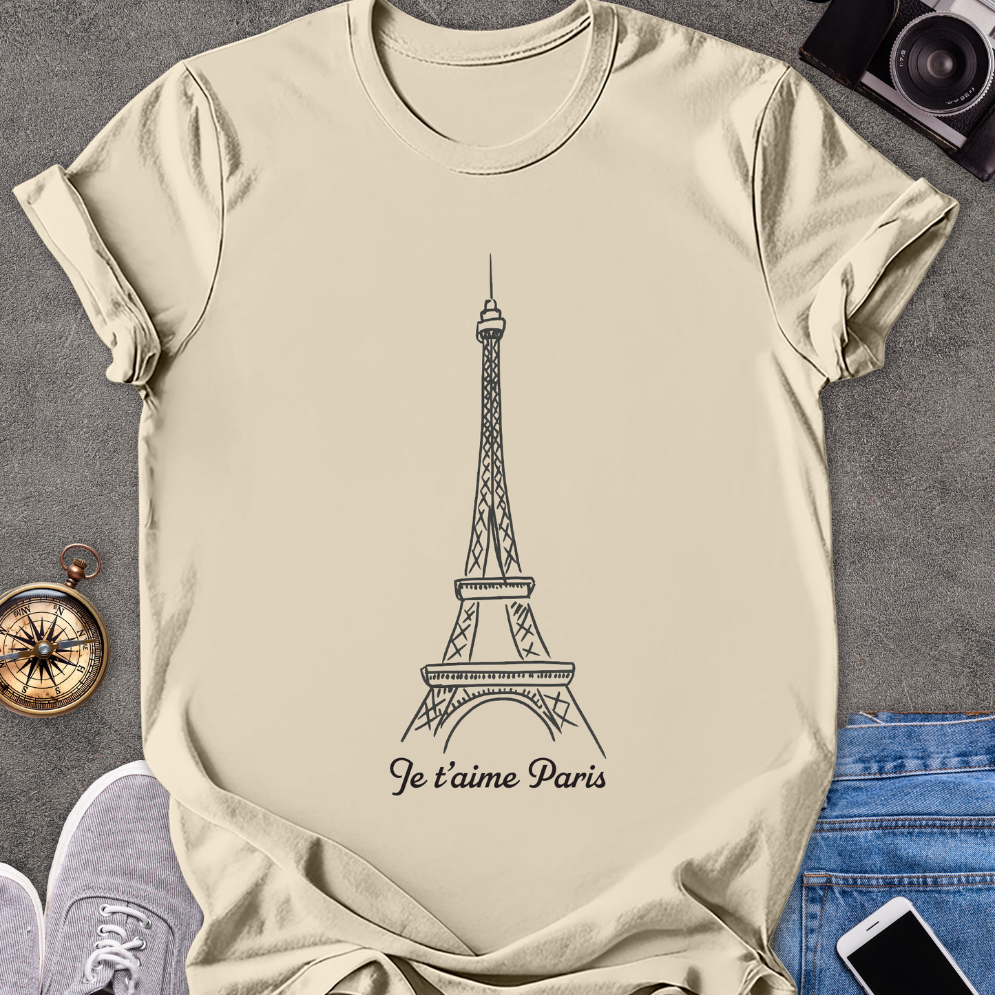 Je 't aime Paris | Unisex Softstyle T-Shirt | Travel Lover Tee