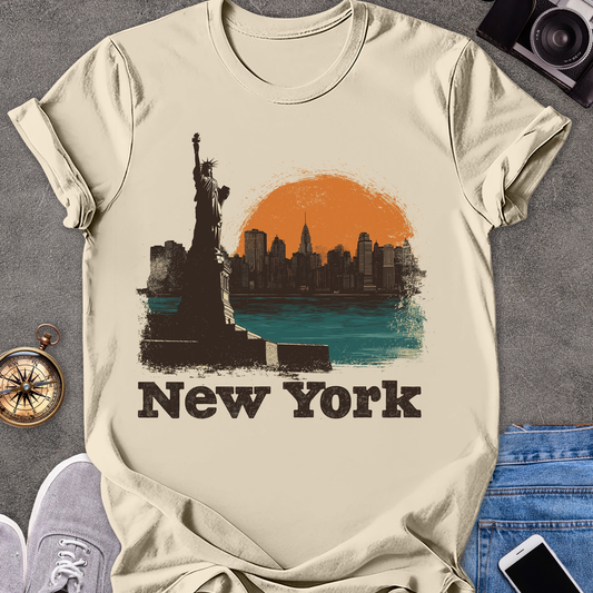 New York | Unisex Softstyle T-Shirt | New York Travel Tee
