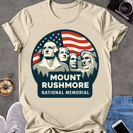 Mount Rushmore National Memorial | Unisex Softstyle T-Shirt | South Dakota Travel Tee