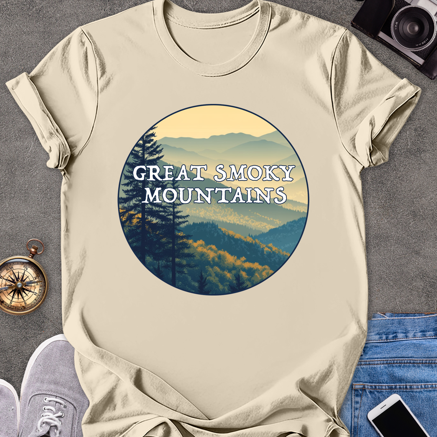 Great Smoky Mountains | Unisex Softstyle T-Shirt | Tennessee Tee