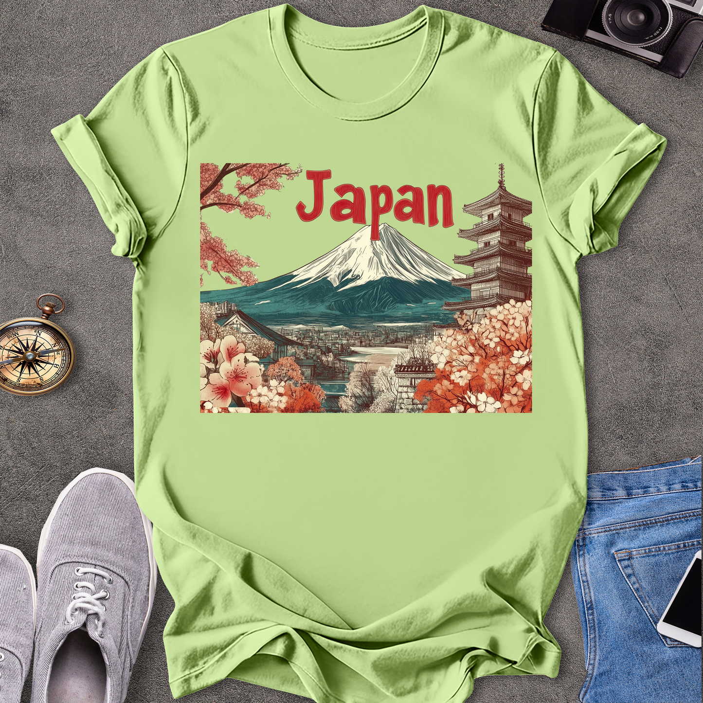 Japan-Cherry Blossoms T-Shirt