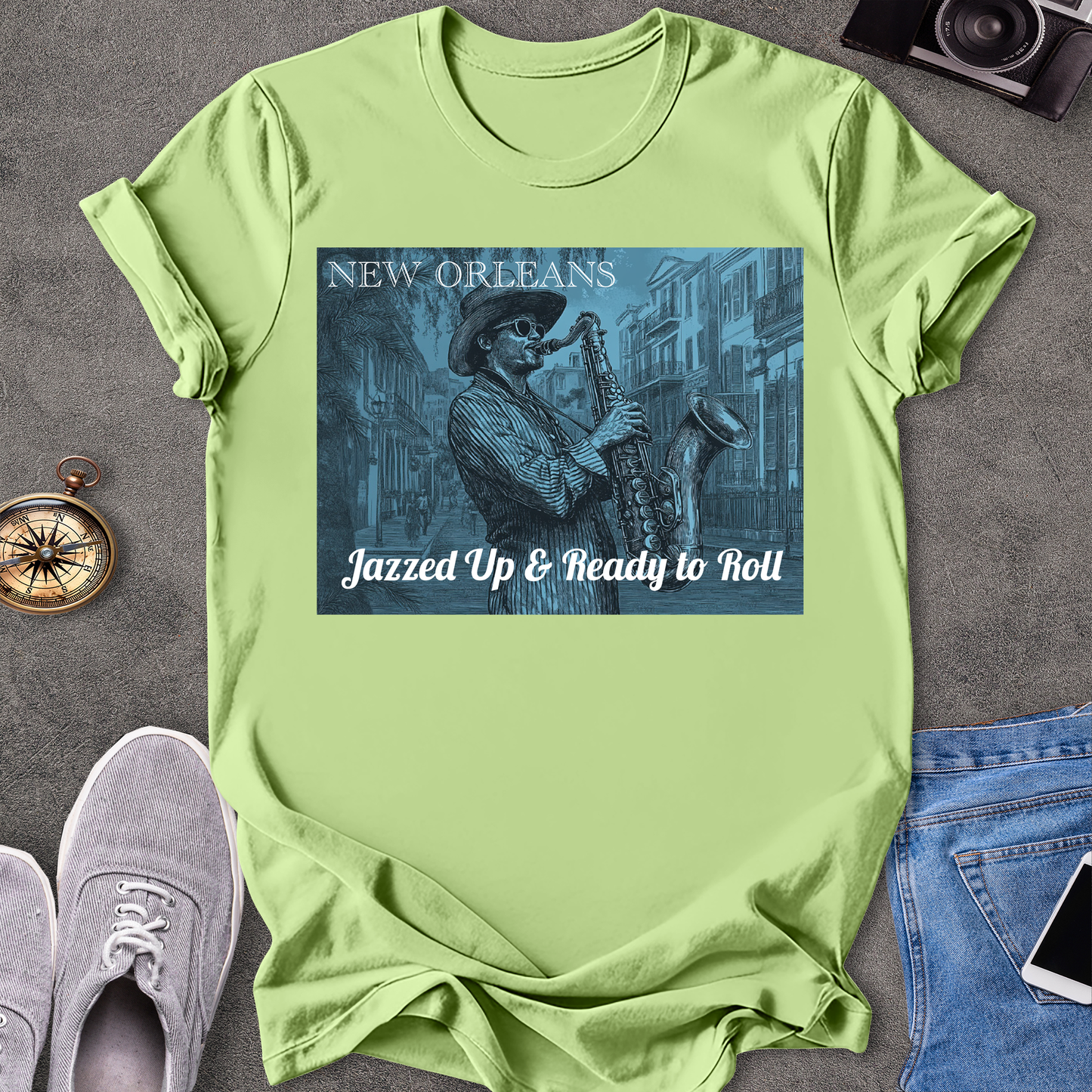 New Orleans - Jazzed Up & Ready to Roll T-Shirt