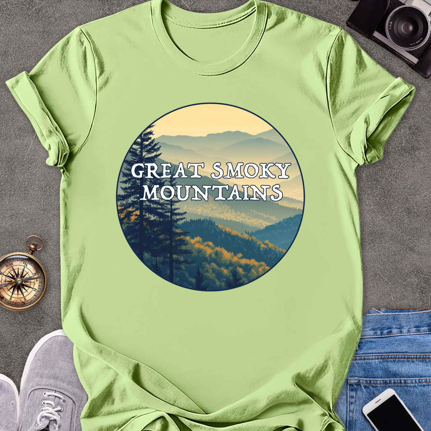 Great Smoky Mountains | Unisex Softstyle T-Shirt | Tennessee Tee