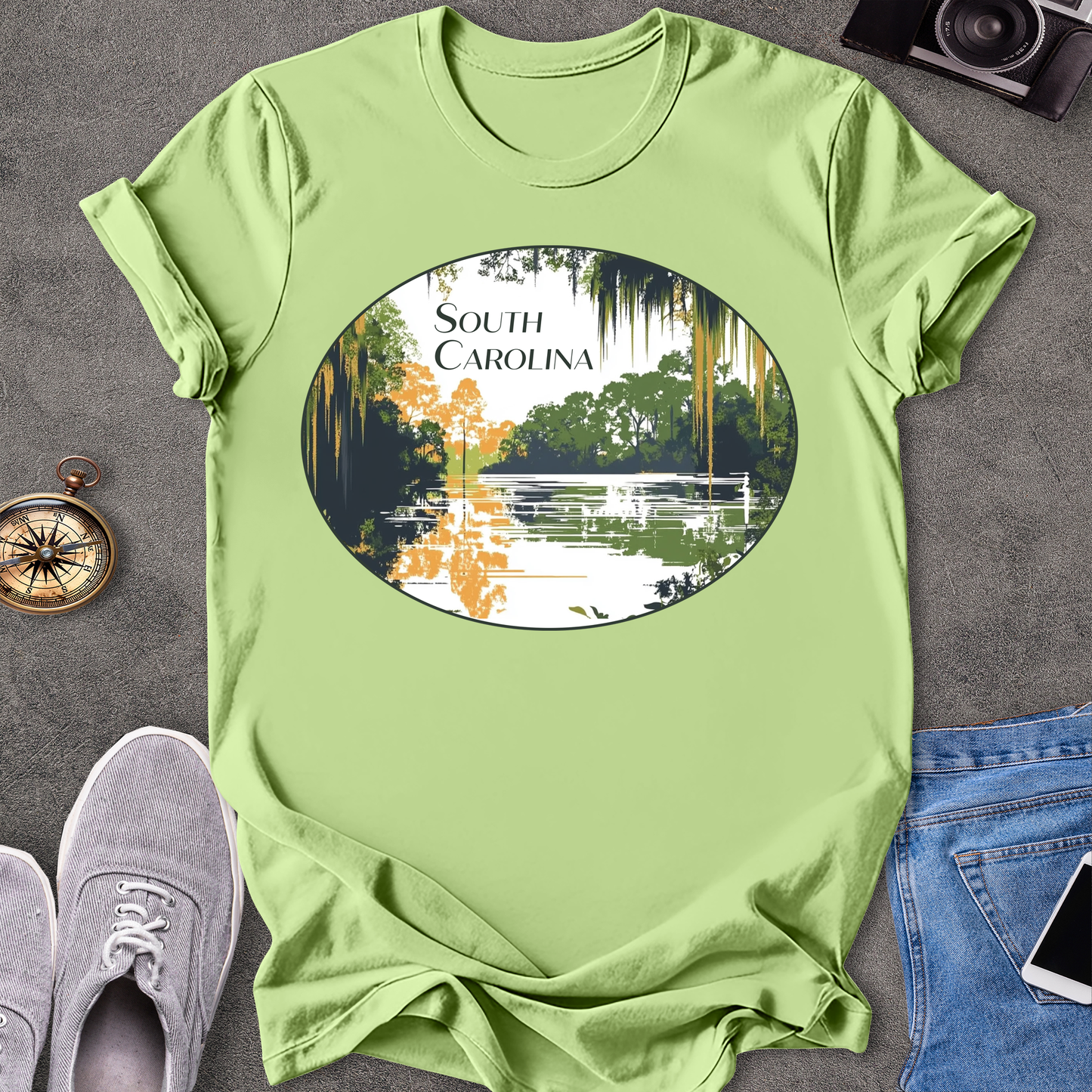 South Carolina - Moss in the Trees T-Shirt