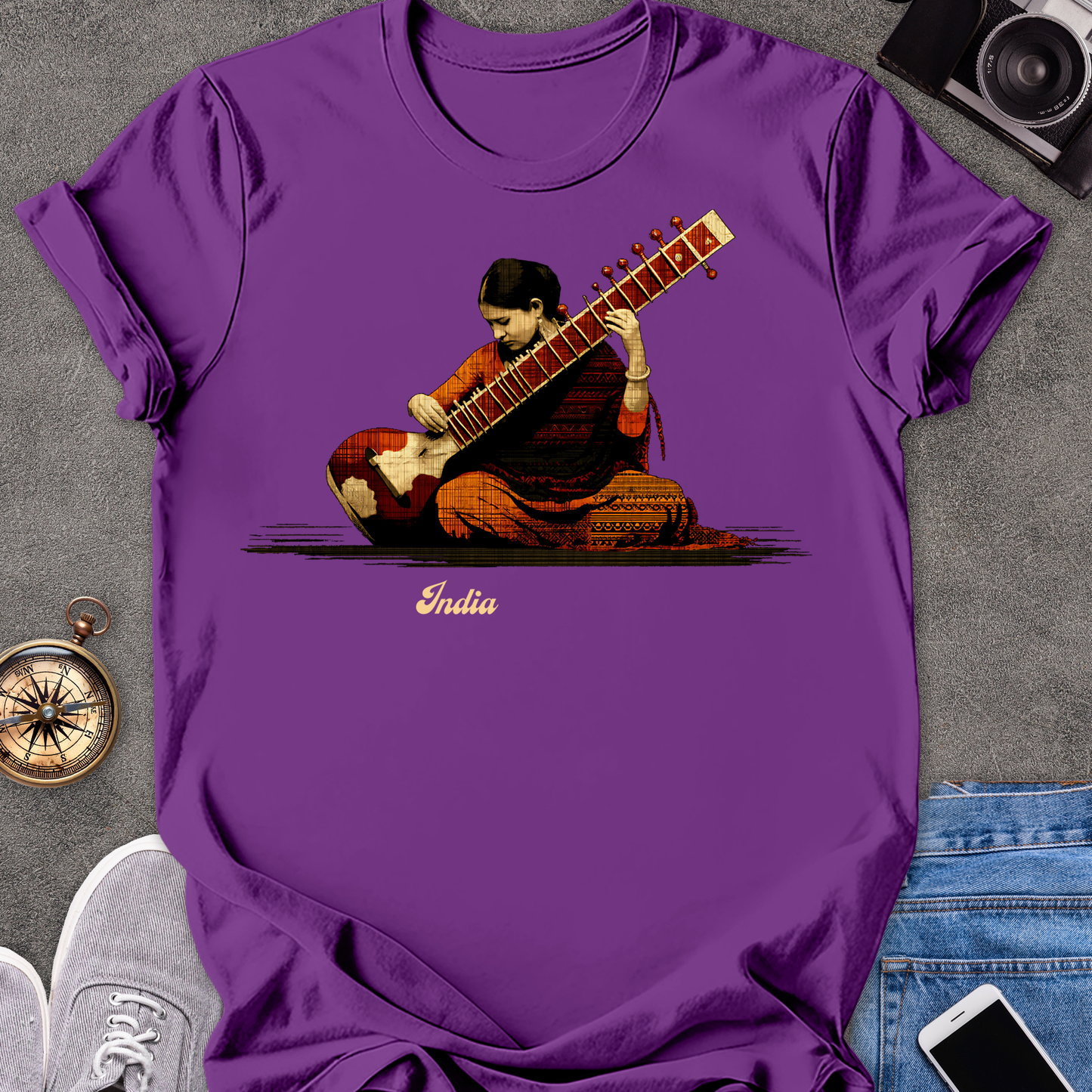 India | Unisex Softstyle T-Shirt | India Travel Tee