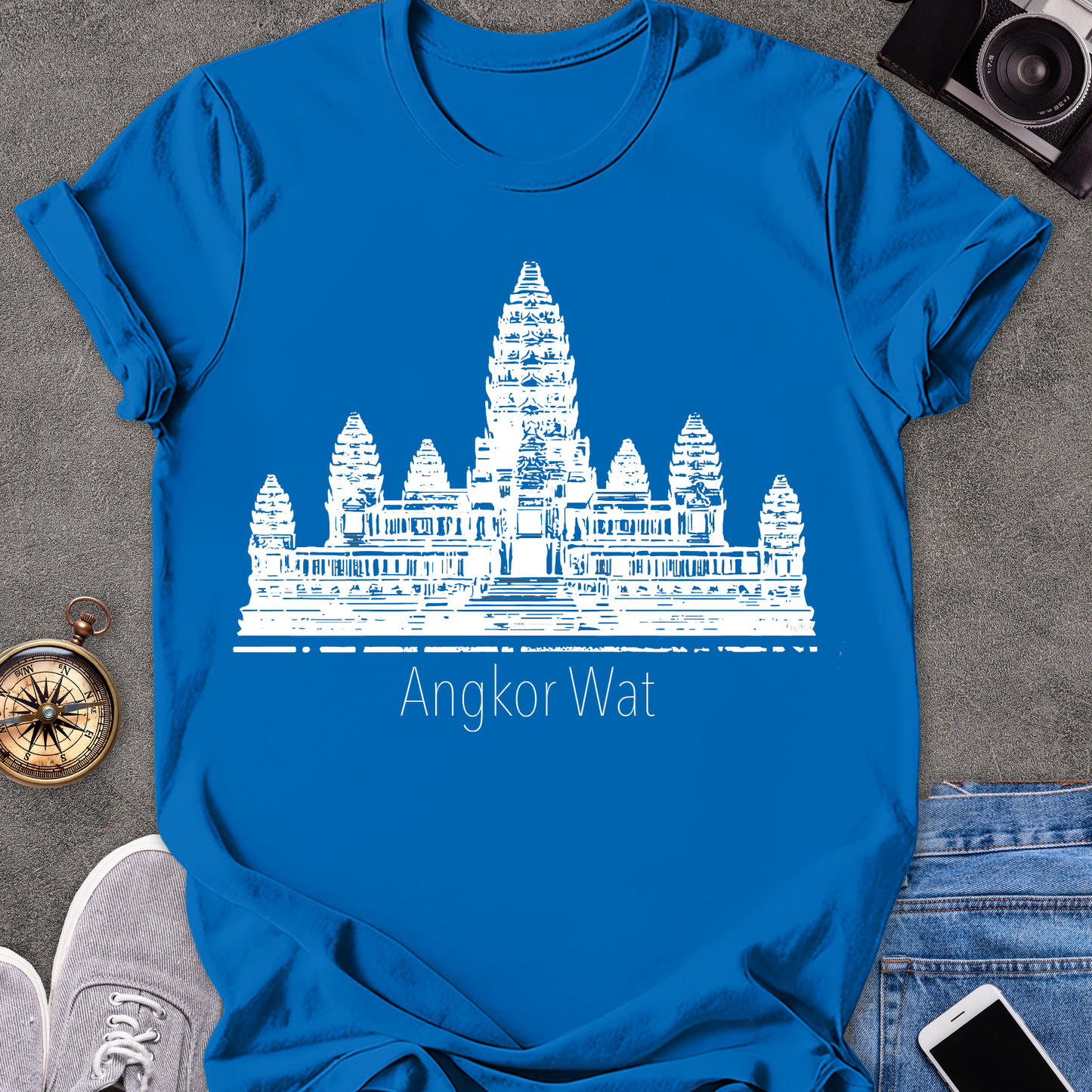 Angkor Wat | Unisex Softstyle T-Shirt | Cambodia Travel Tee