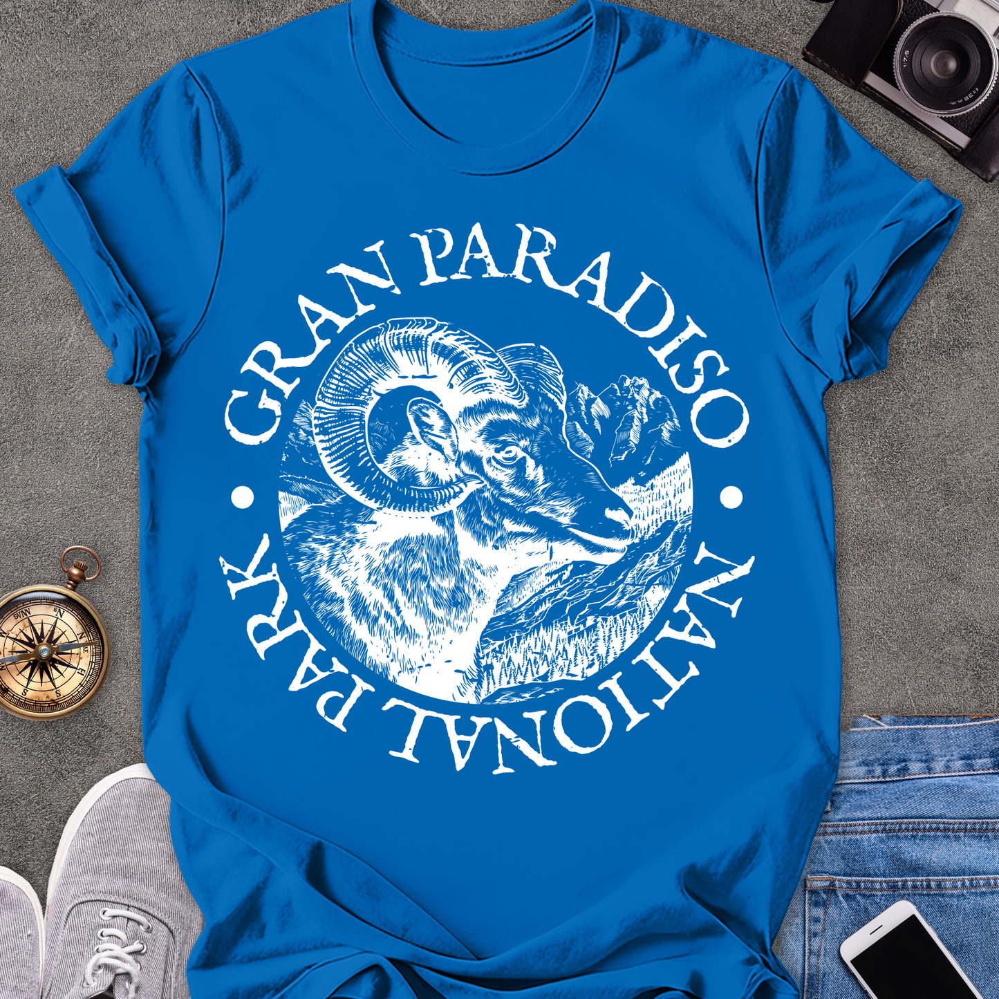 Gran Paradiso National Park | Unisex Softstyle T-Shirt | Adventure Tee