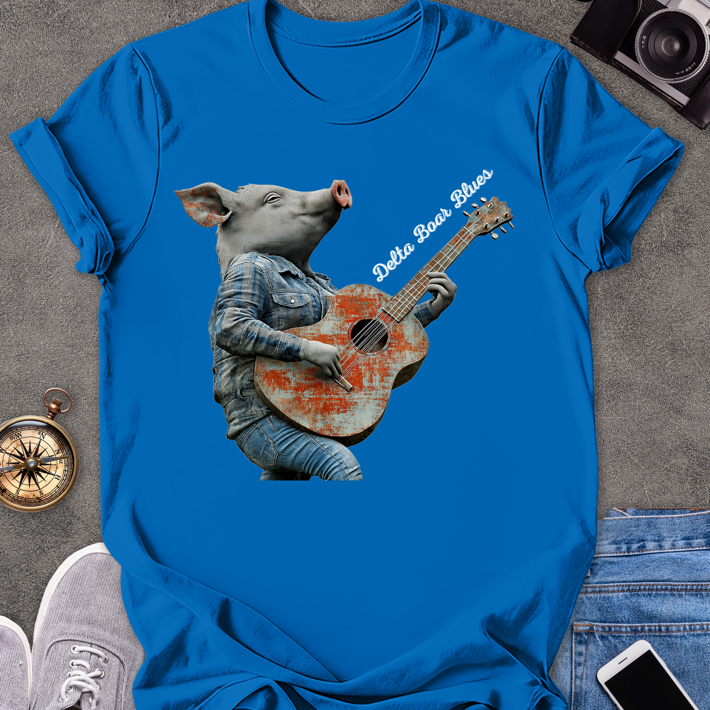 Delta Boar Blues | Unisex Softstyle T-Shirt | Southern Travel Tee