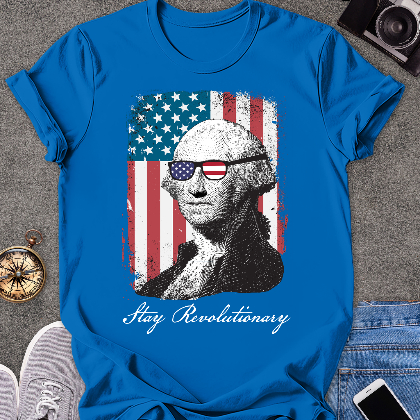 Stay Revolutionary | Unisex Softstyle T-Shirt | USA Travel Tee