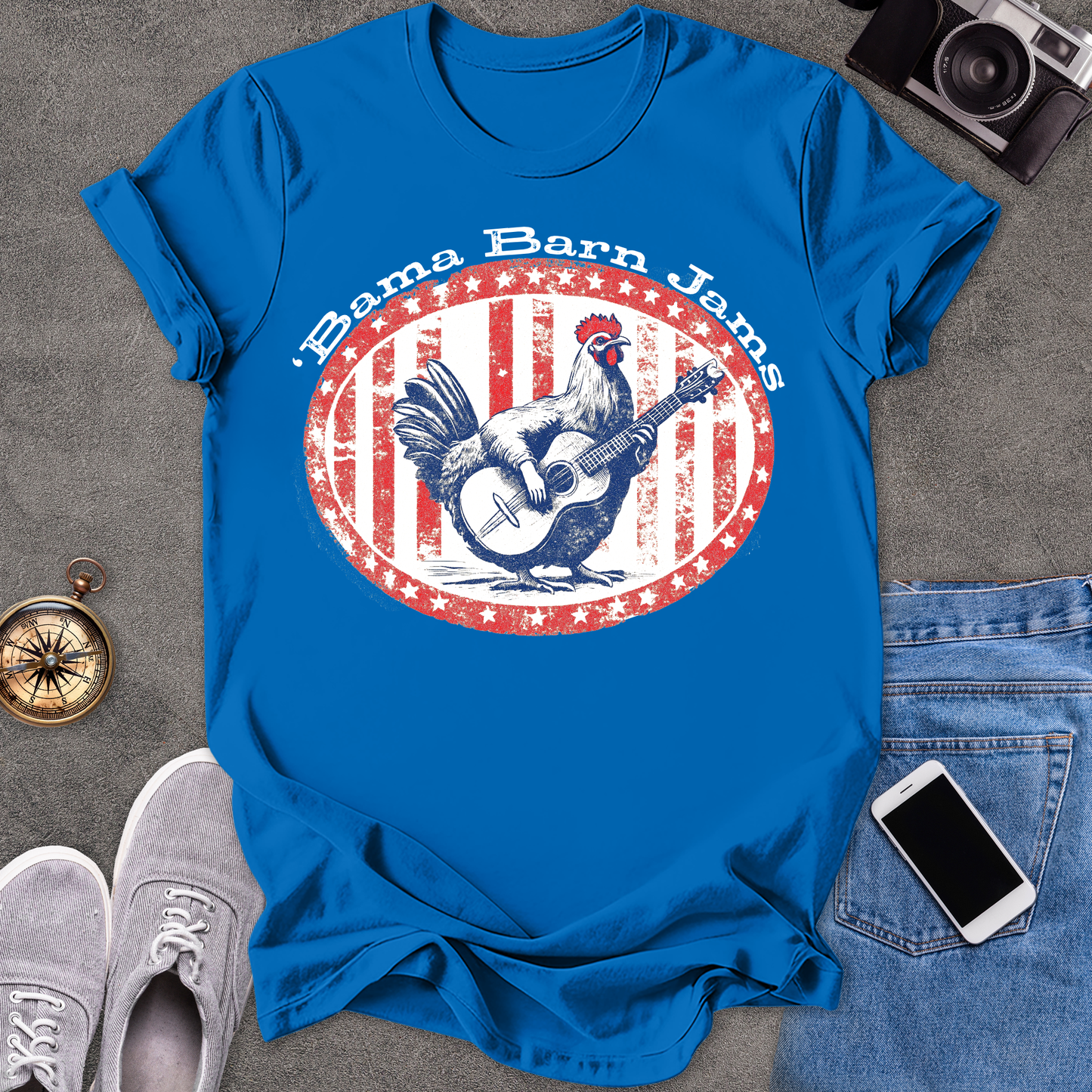 'Bama Barn Jams | Unisex Softstyle T-Shirt | Fun and Casual Music Lover Tee