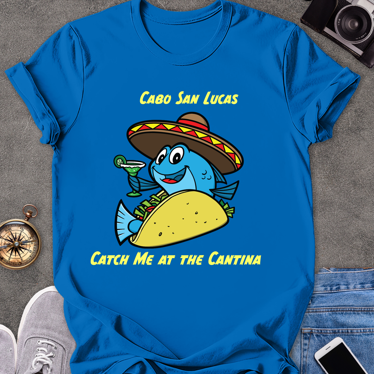 Cabo San Lucas-Catch Me At The Cantina | Unisex Softstyle T-Shirt | Mexico Travel Tee