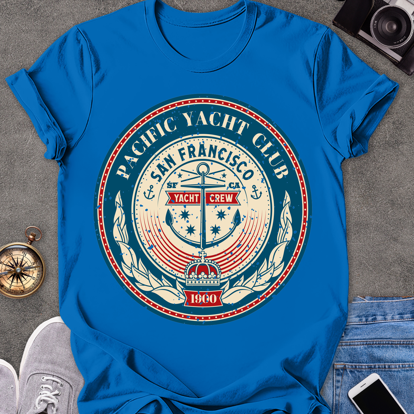 Pacific Yacht Club | Unisex Softstyle T-Shirt | San Francisco Travel Tee