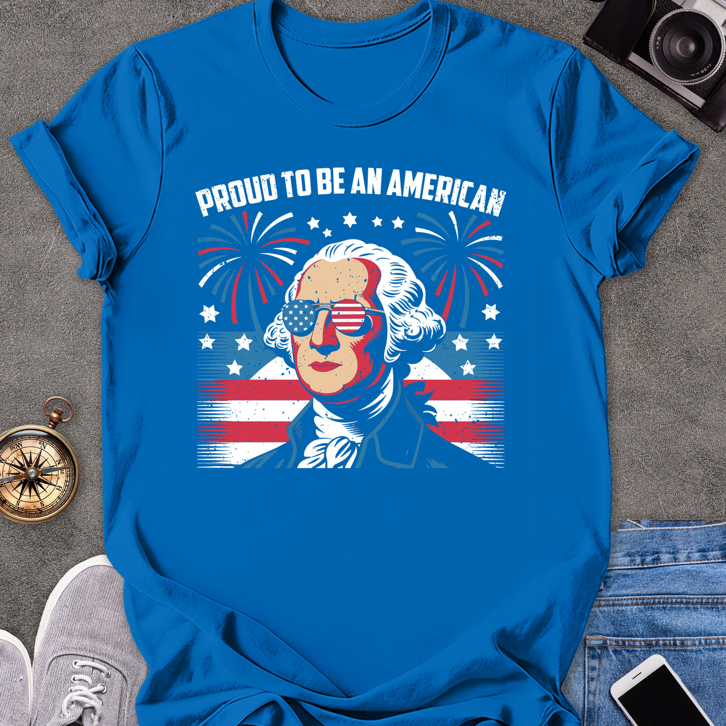 Proud to be an American | Unisex Softstyle T-Shirt | USA Travel Tee