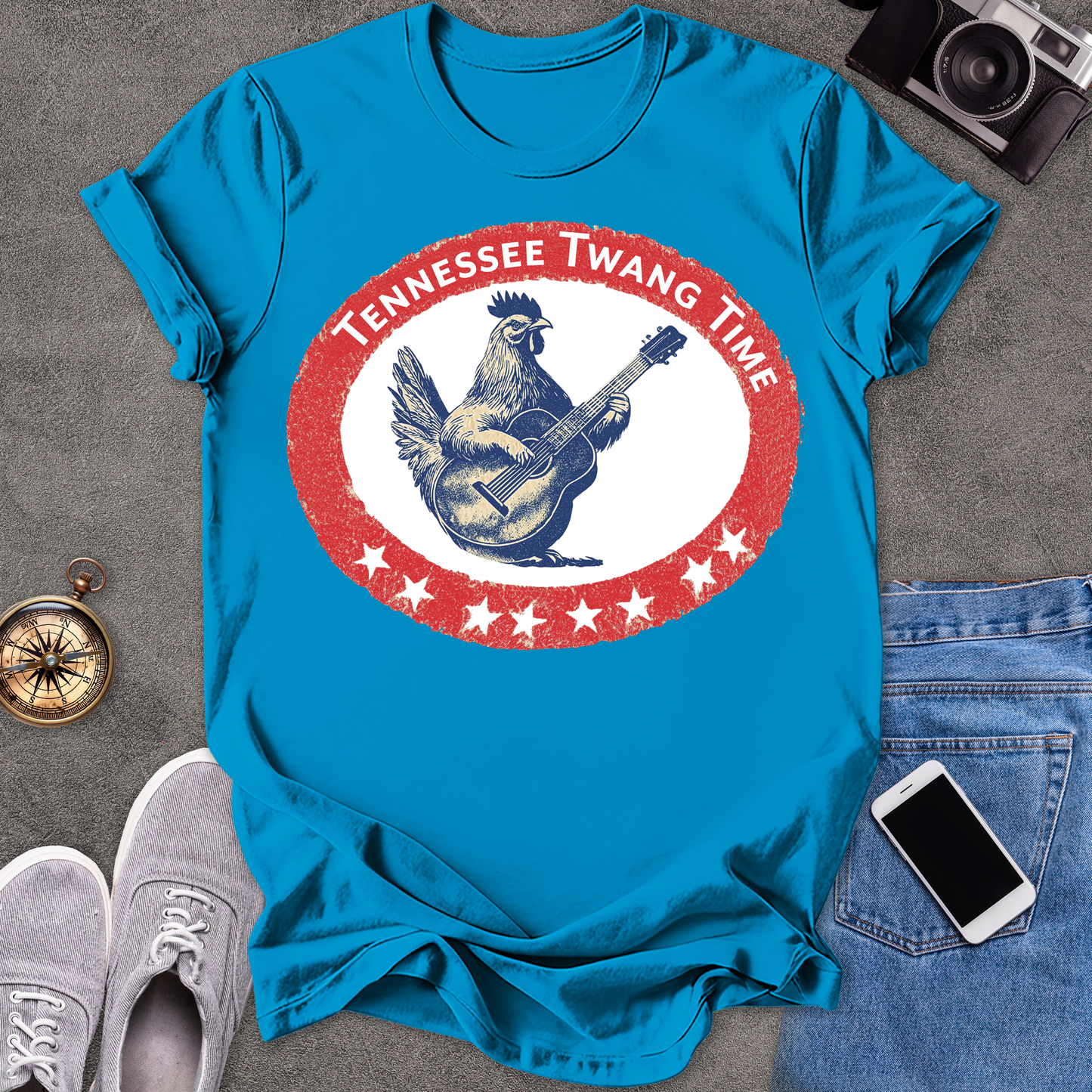 Tennessee Twang Time | Unisex Softstyle T-Shirt | Fun and Casual Music Lover Tee