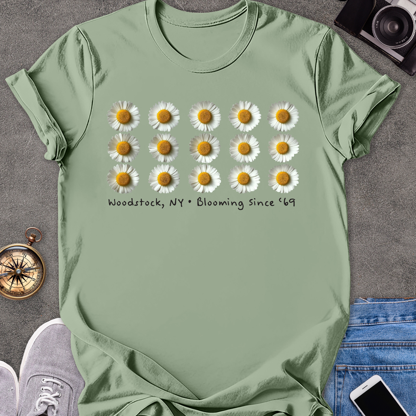 Woodstock, NY - Blooming Since '69 | Unisex Softstyle T-Shirt | New York Travel Tee