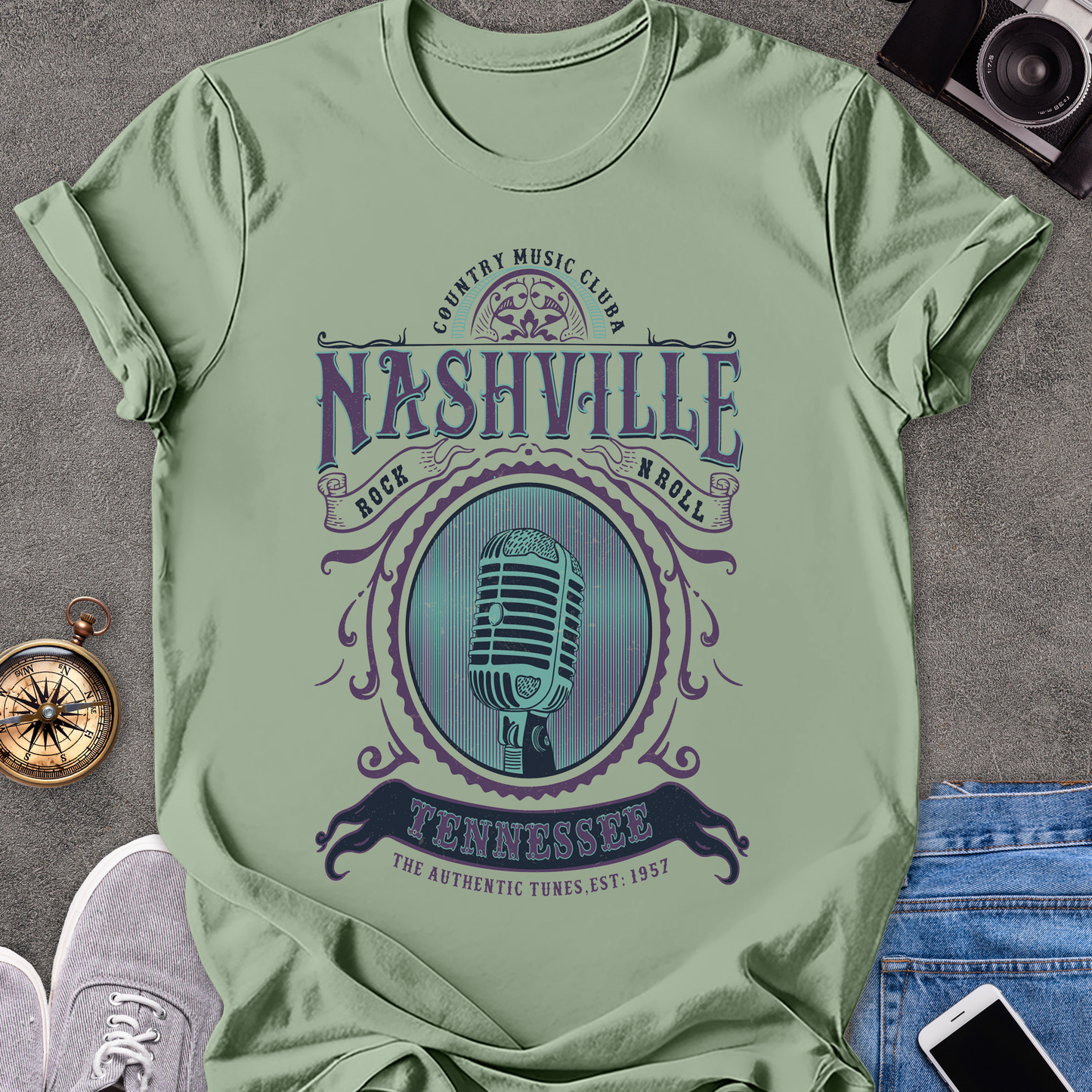 Nashville Tennessee | Unisex Softstyle T-Shirt | Tennessee Travel Tee