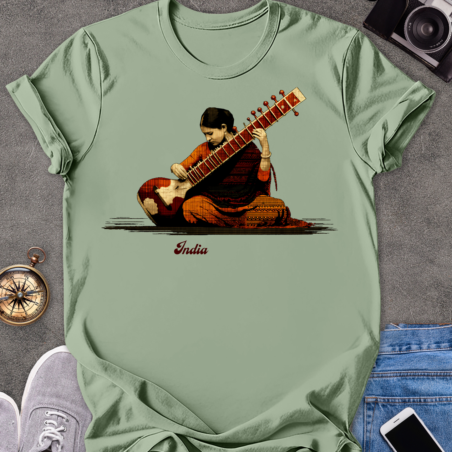 India | Unisex Softstyle T-Shirt | India Travel Tee