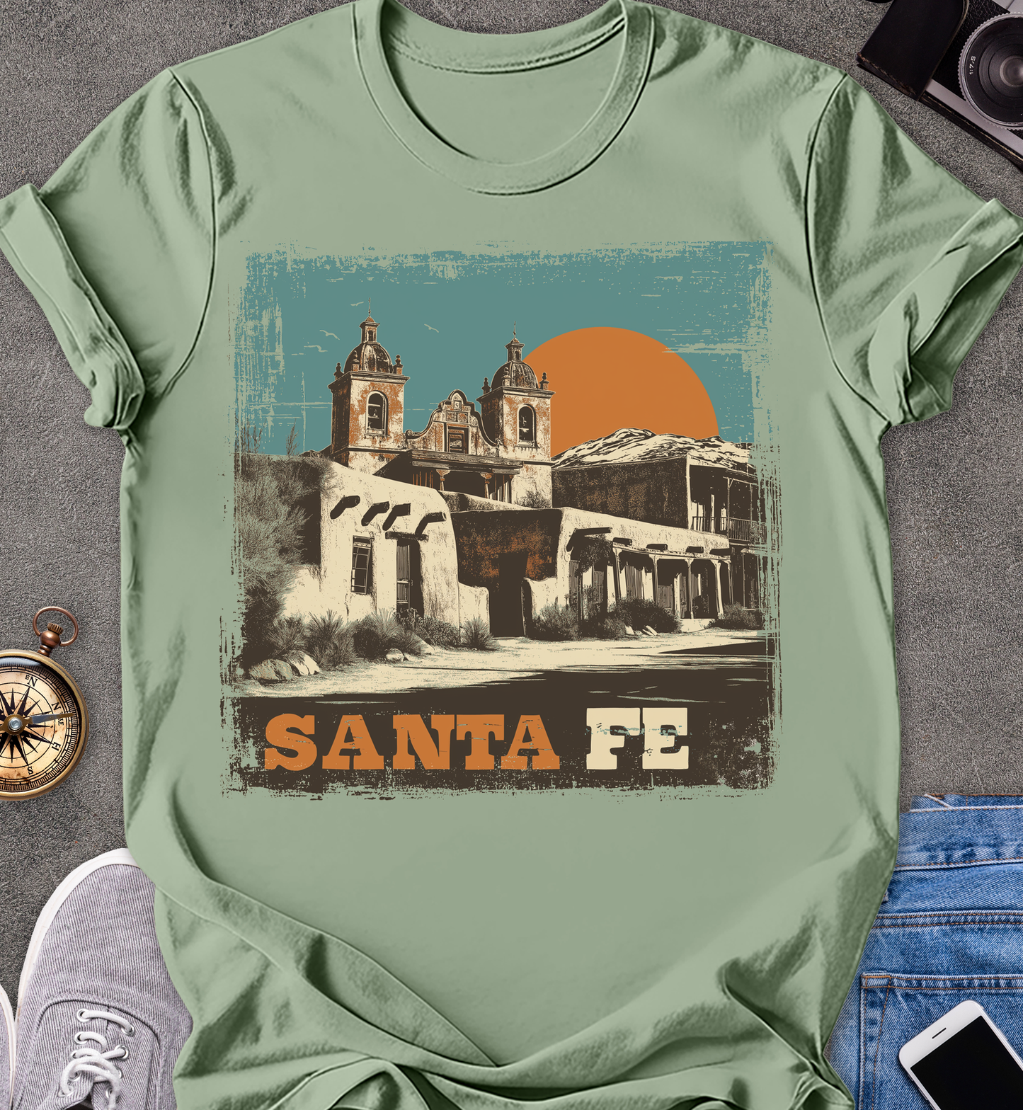 Santa Fe | Unisex Softstyle T-Shirt | New Mexico Travel Tee
