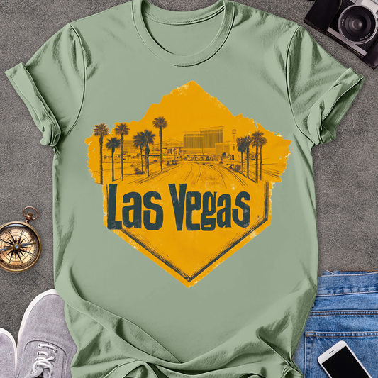 Las Vegas| Unisex Softstyle T-Shirt | Retro Travel Tee