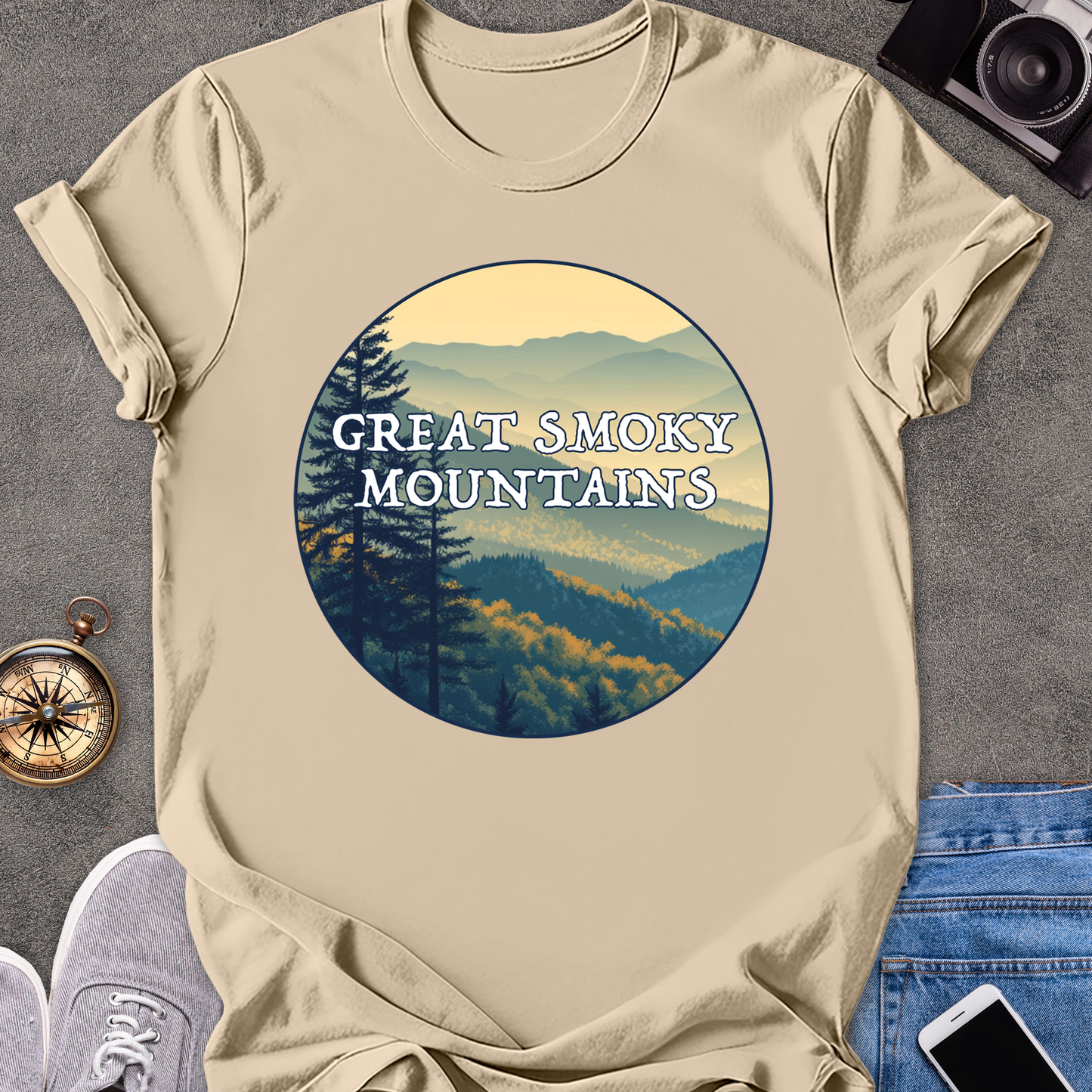 Great Smoky Mountains | Unisex Softstyle T-Shirt | Tennessee Tee