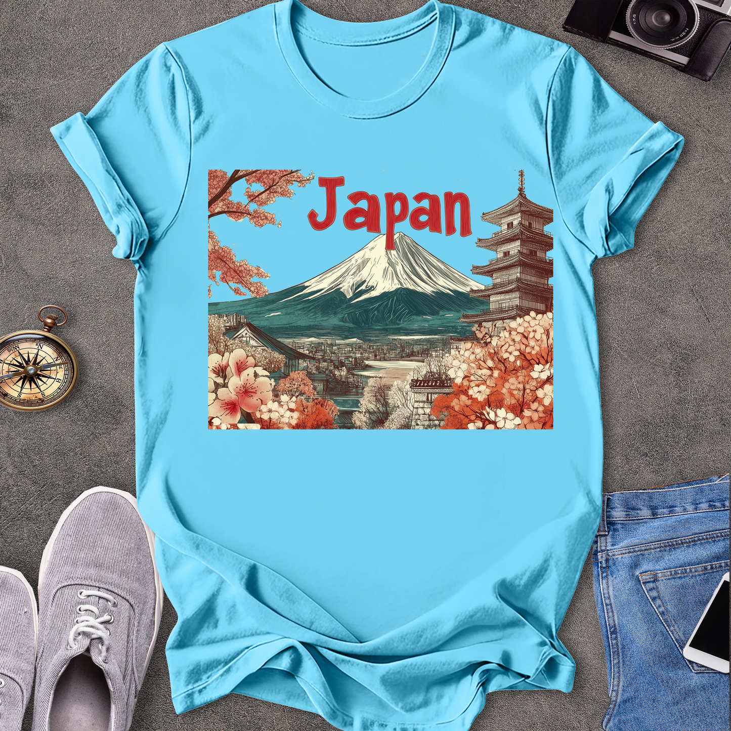 Japan-Cherry Blossoms T-Shirt