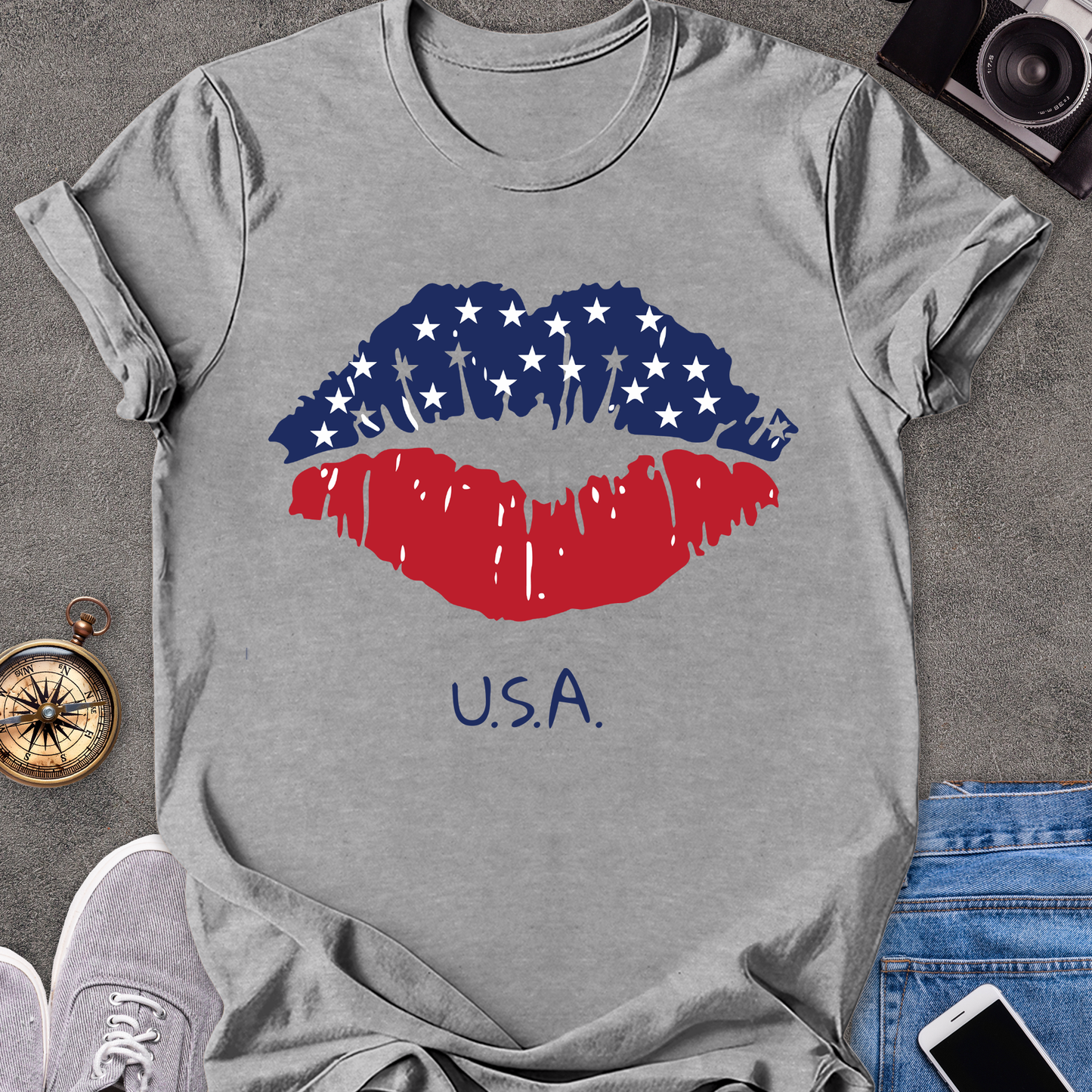 USA | Unisex Softstyle T-Shirt | USA Travel Tee