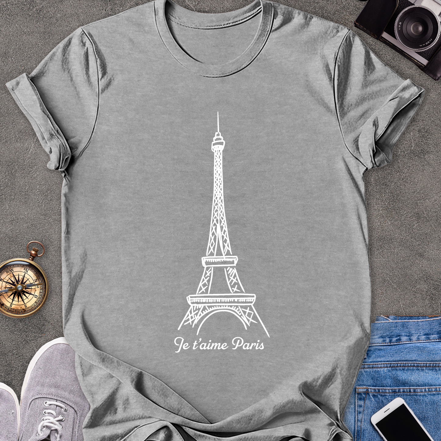 Je 't aime Paris | Unisex Softstyle T-Shirt | Travel Lover Tee