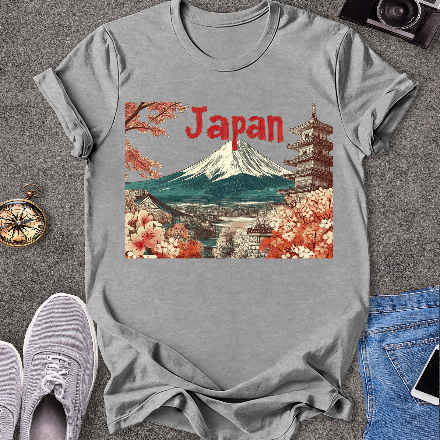 Japan-Cherry Blossoms T-Shirt