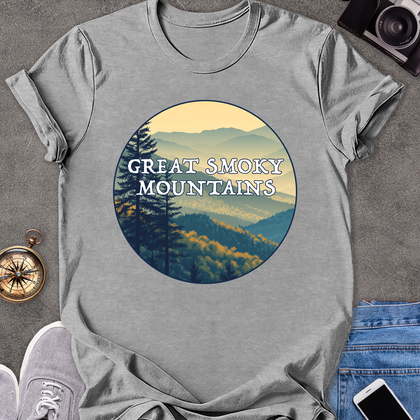 Great Smoky Mountains | Unisex Softstyle T-Shirt | Tennessee Tee