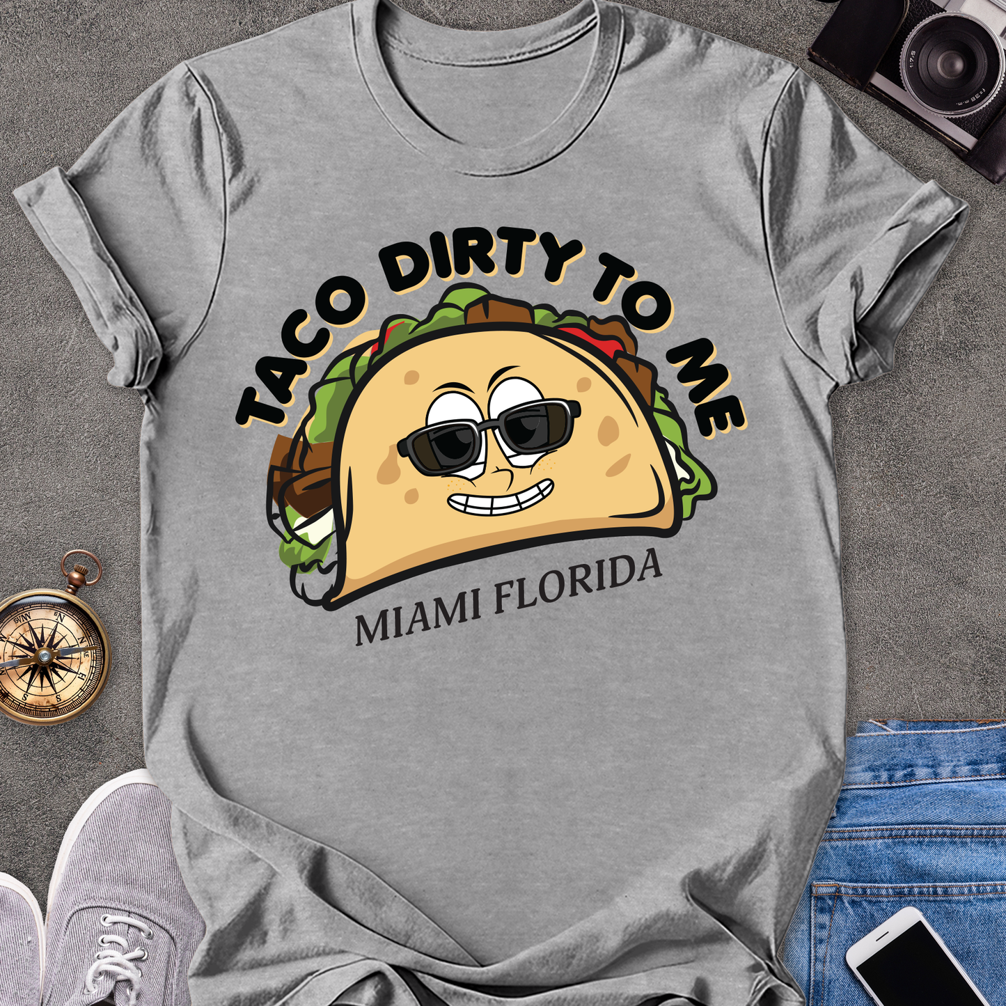 Taco Dirty To Me - Miami Florida | Unisex Softstyle T-Shirt | Foodie Travel Tee
