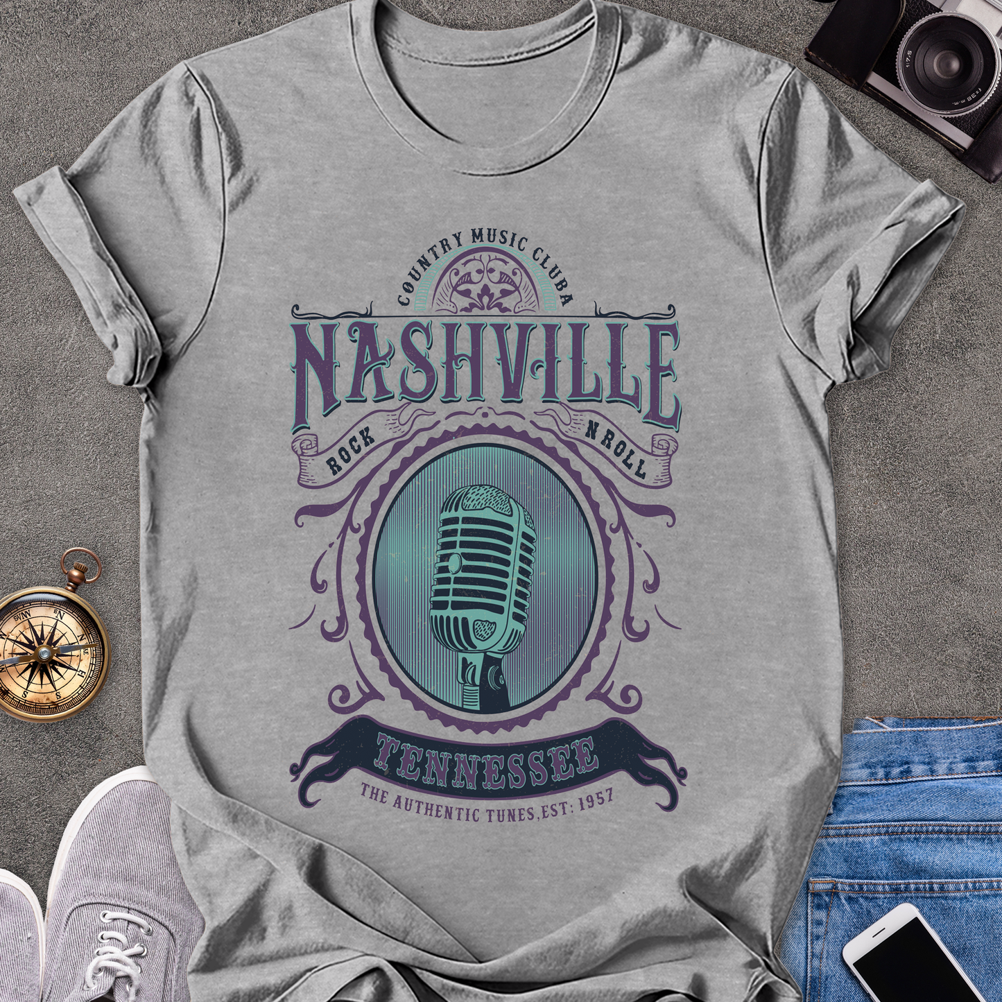 Nashville Tennessee | Unisex Softstyle T-Shirt | Tennessee Travel Tee
