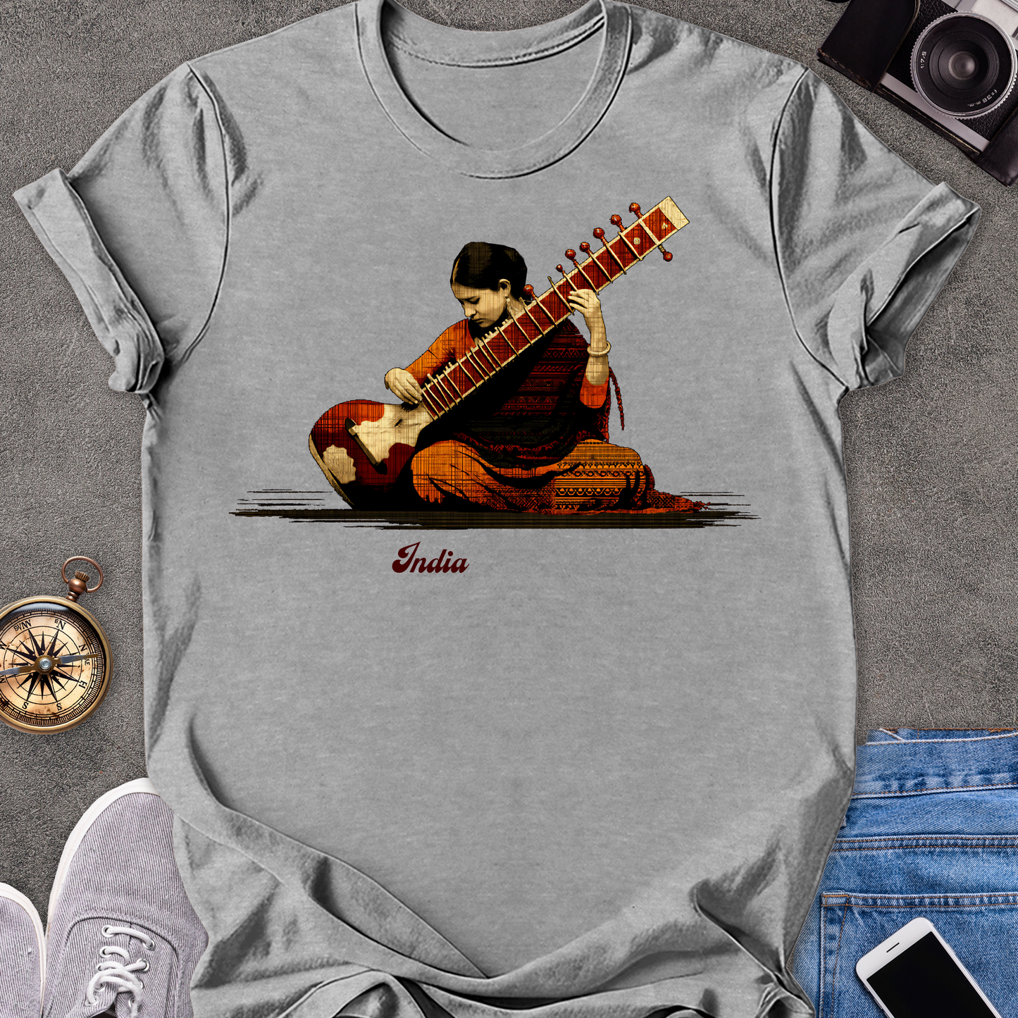 India | Unisex Softstyle T-Shirt | India Travel Tee
