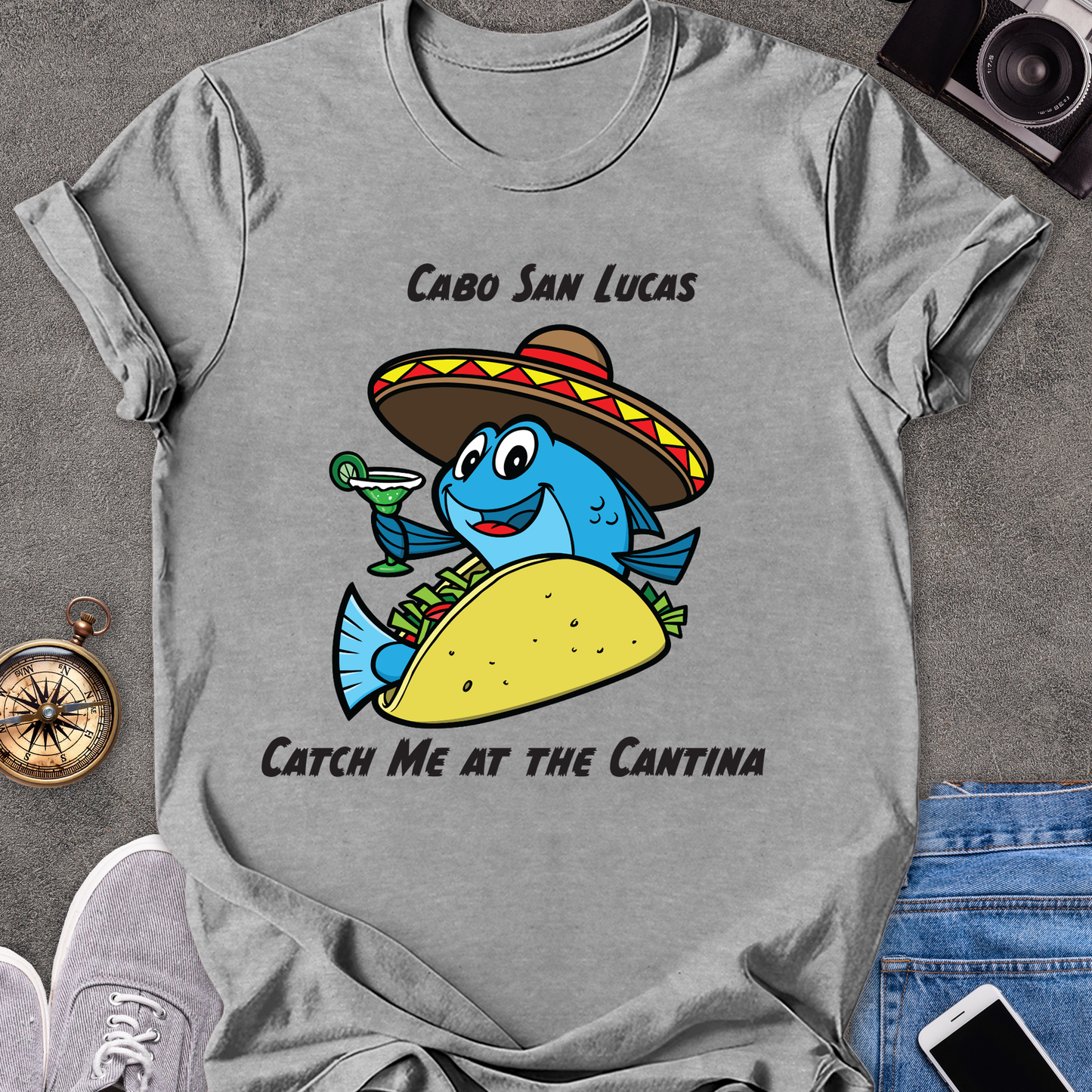 Cabo San Lucas-Catch Me At The Cantina | Unisex Softstyle T-Shirt | Mexico Travel Tee