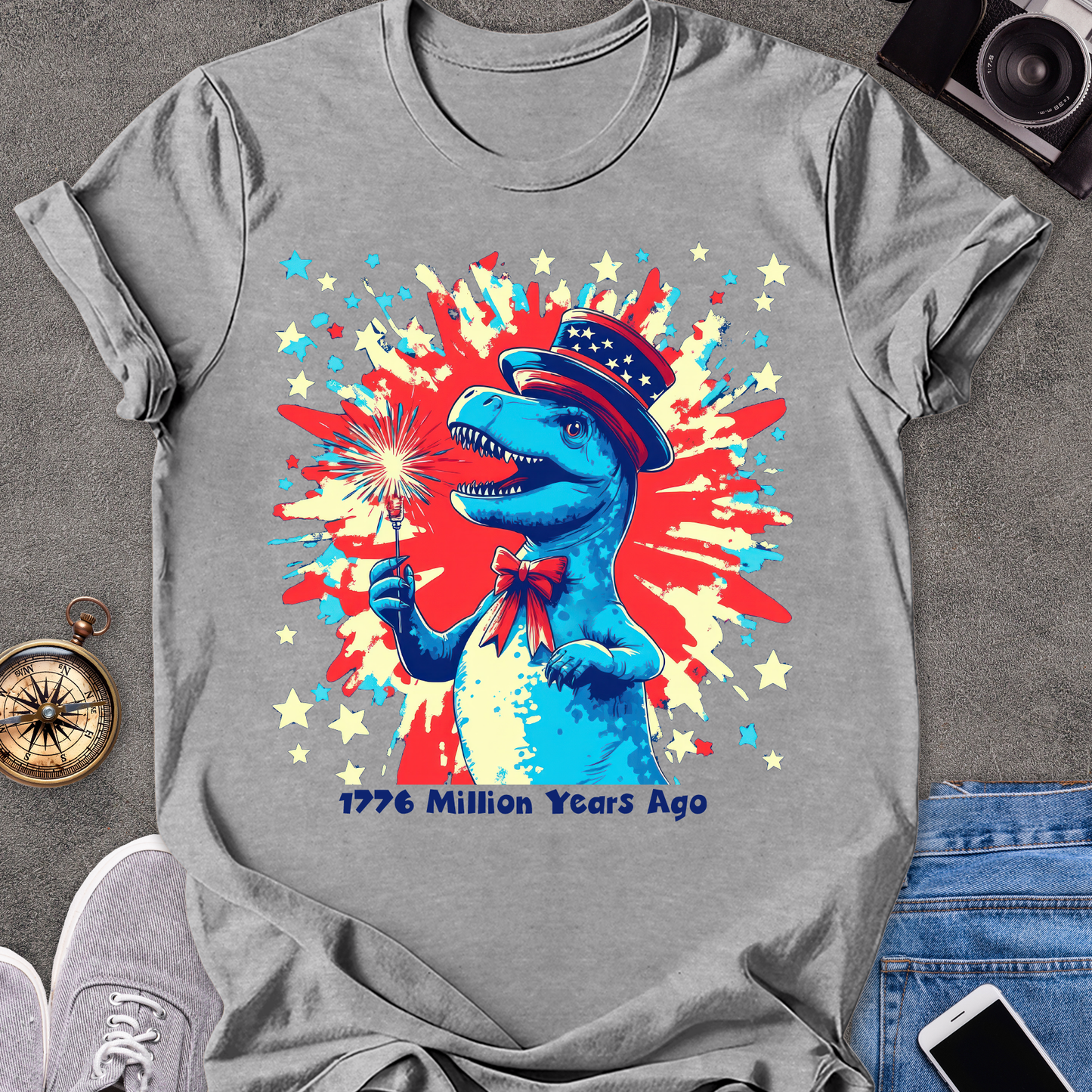 1776 Million Years Ago | Unisex Softstyle T-Shirt | USA Travel Tee