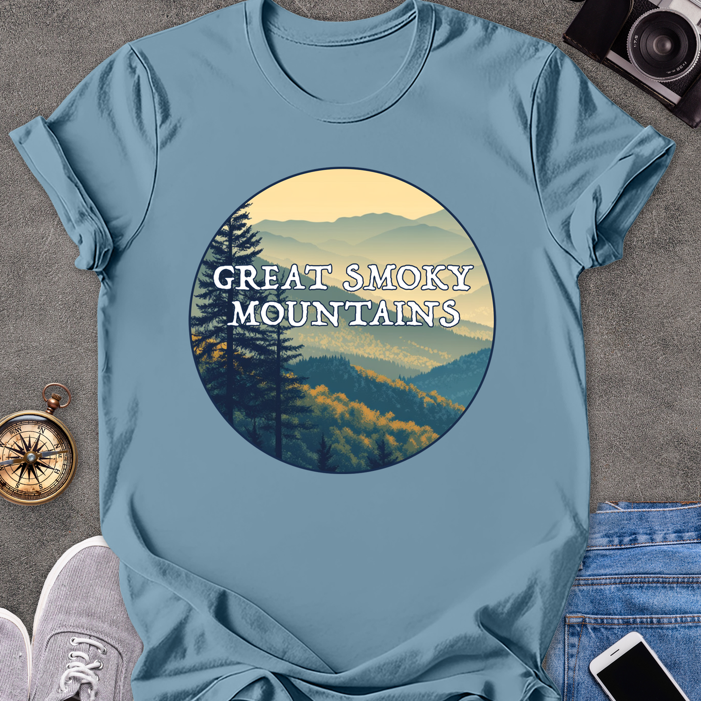 Great Smoky Mountains | Unisex Softstyle T-Shirt | Tennessee Tee
