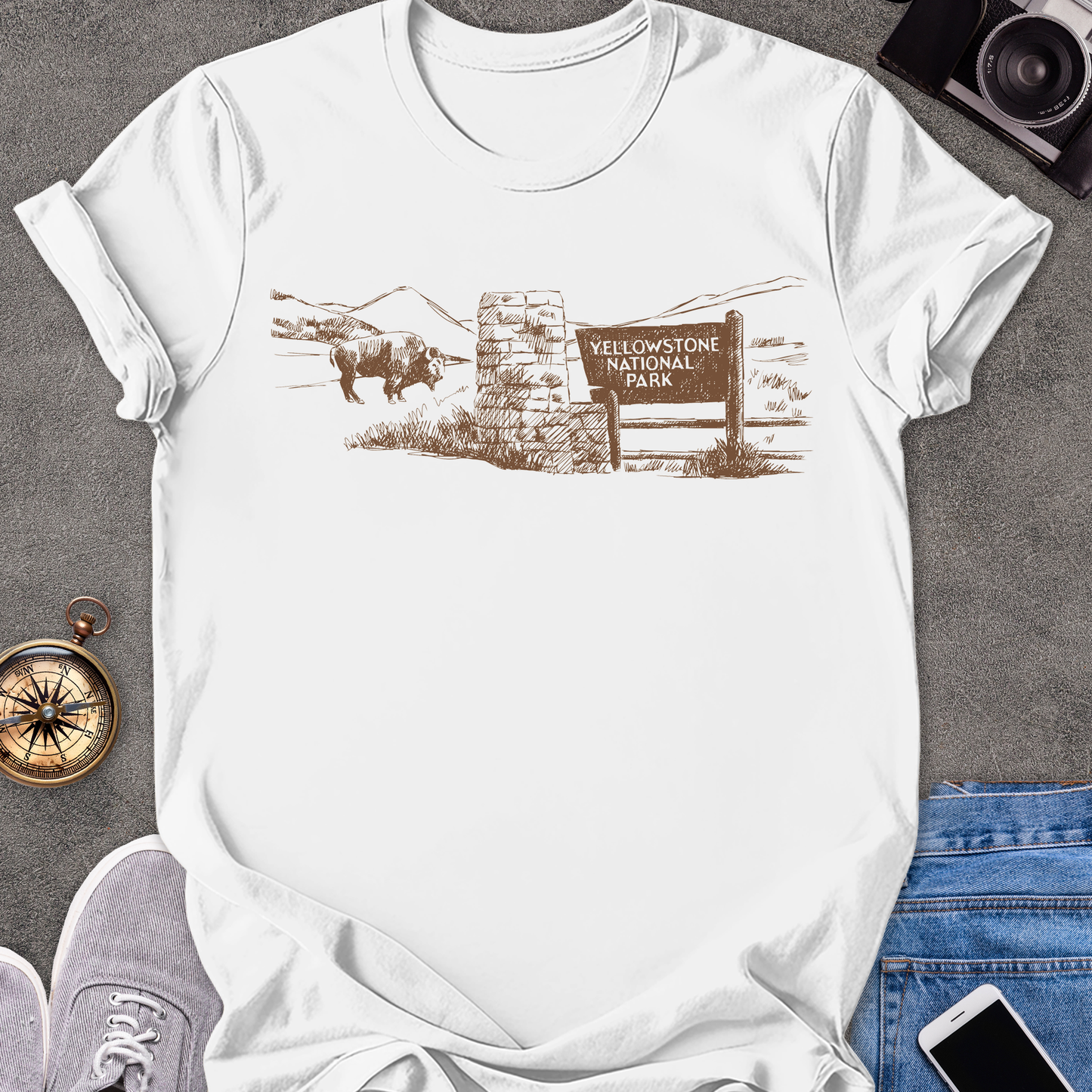 Yellowstone National Park | Unisex Softstyle T-Shirt | Adventure Lover Tee