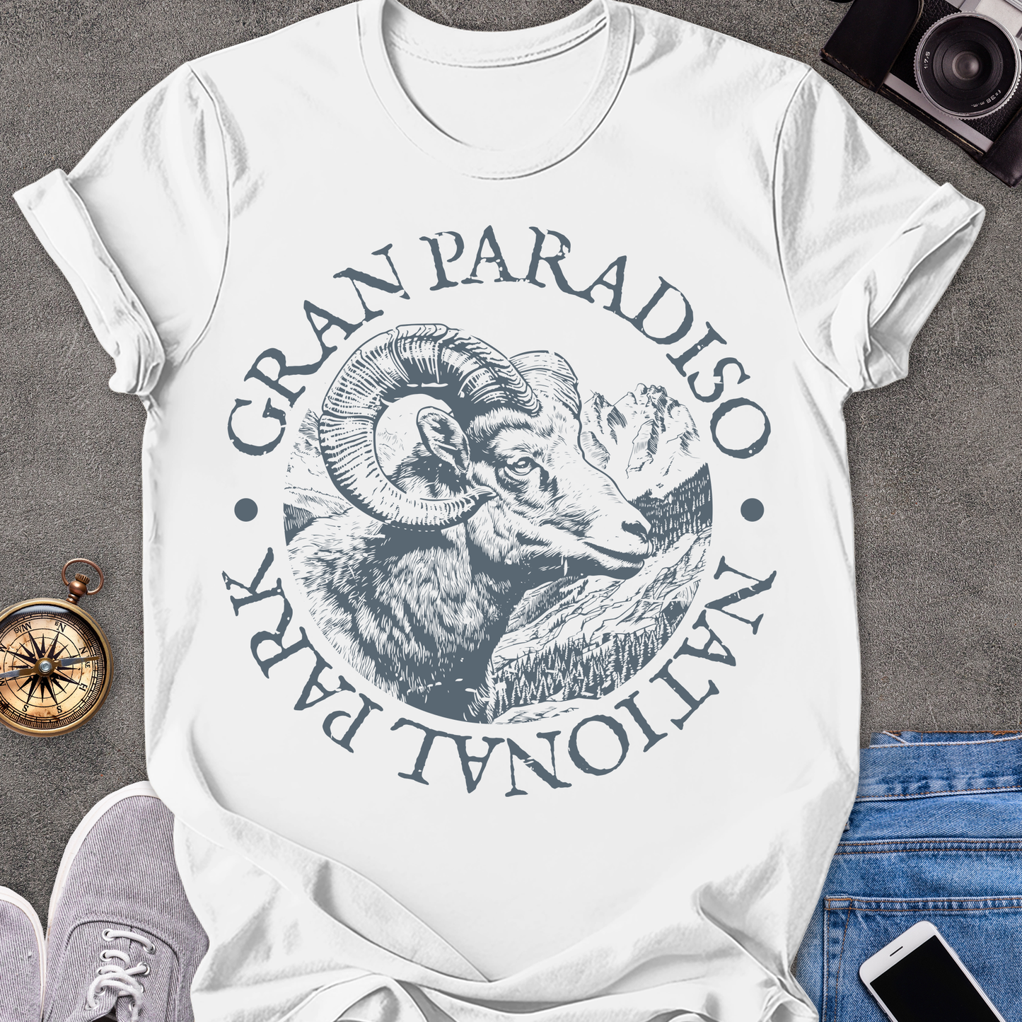 Gran Paradiso National Park | Unisex Softstyle T-Shirt | Adventure Tee