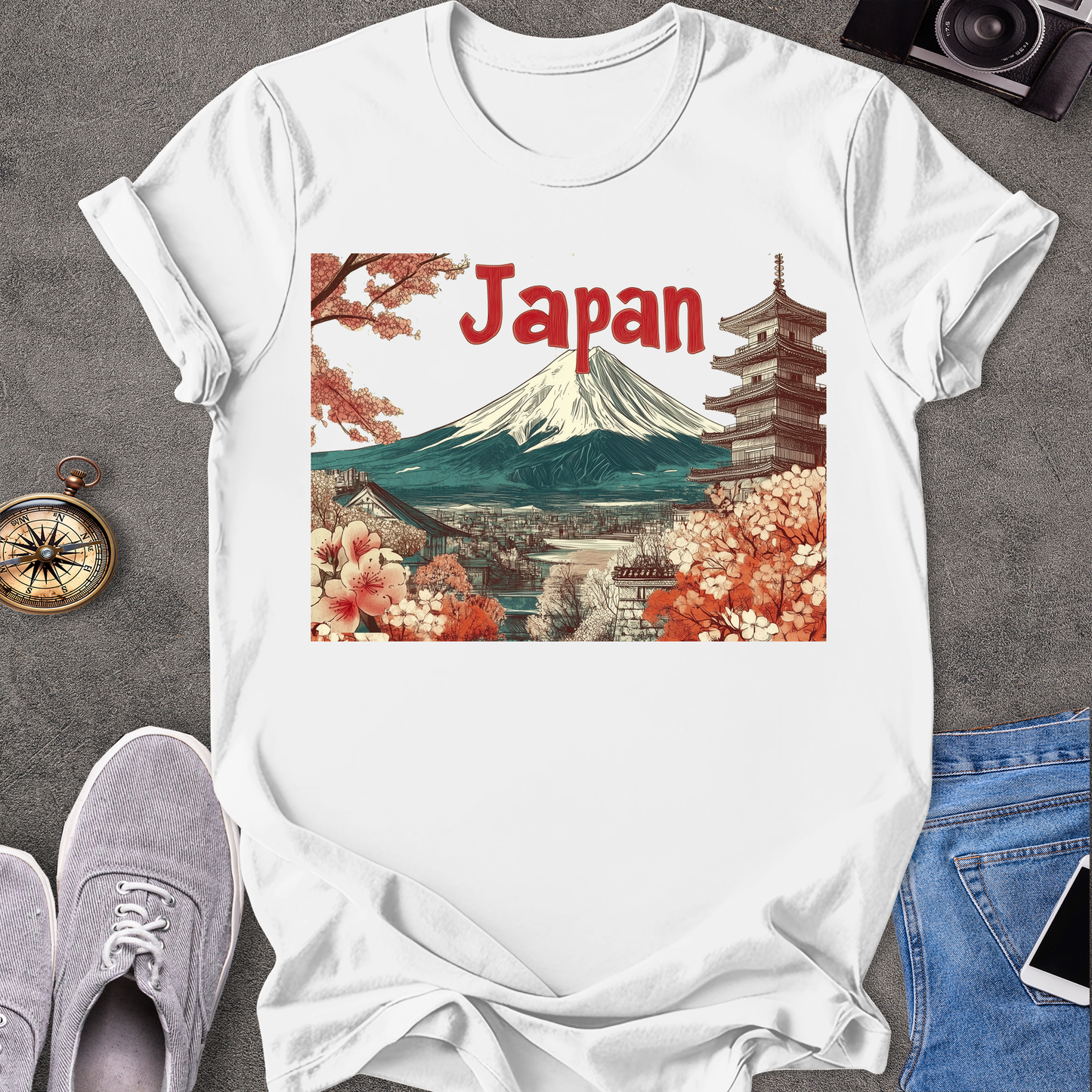 Japan-Cherry Blossoms T-Shirt