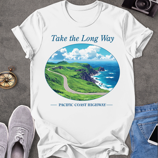 Take the Long Way, Pacific Coast Highway - T-Shirt