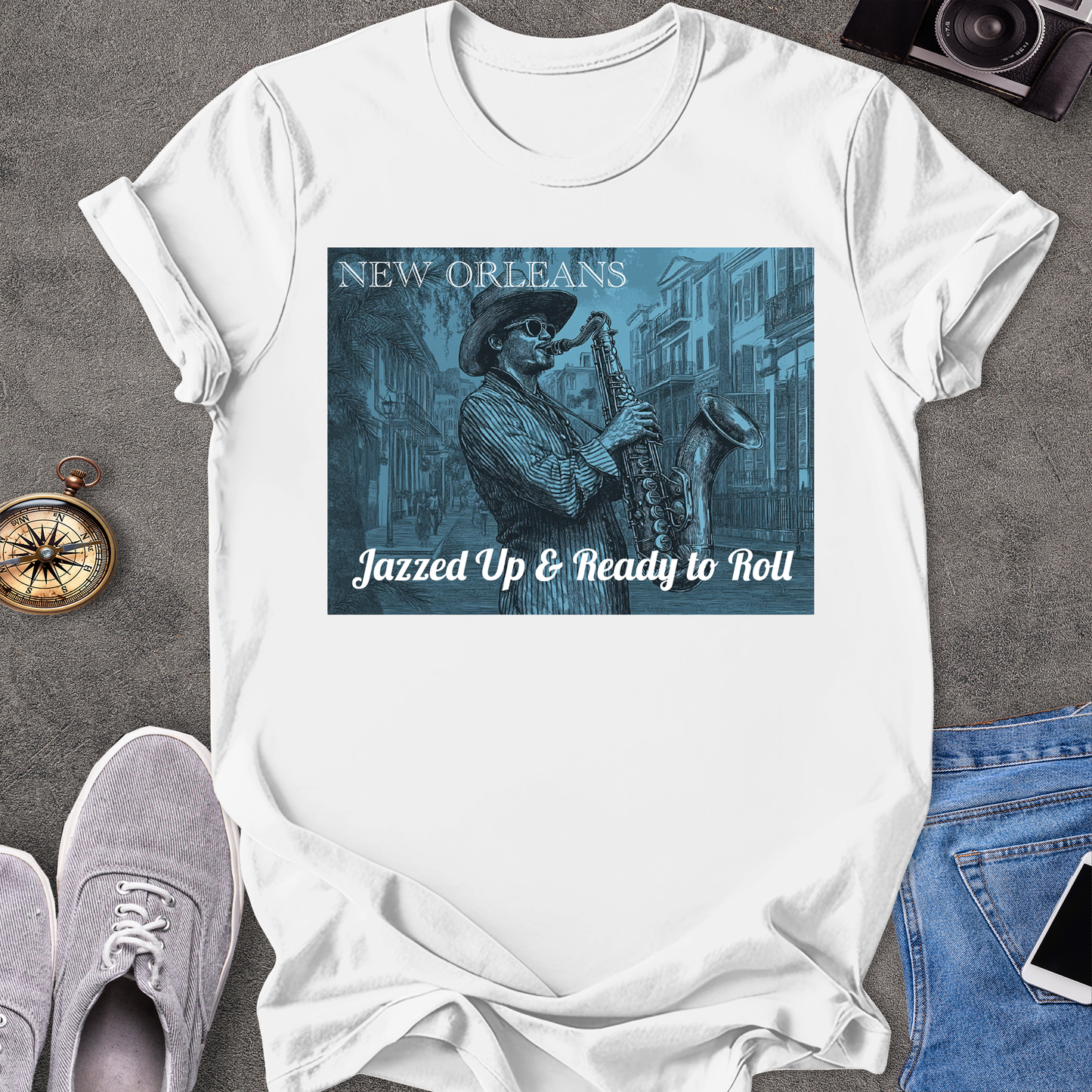 New Orleans - Jazzed Up & Ready to Roll T-Shirt