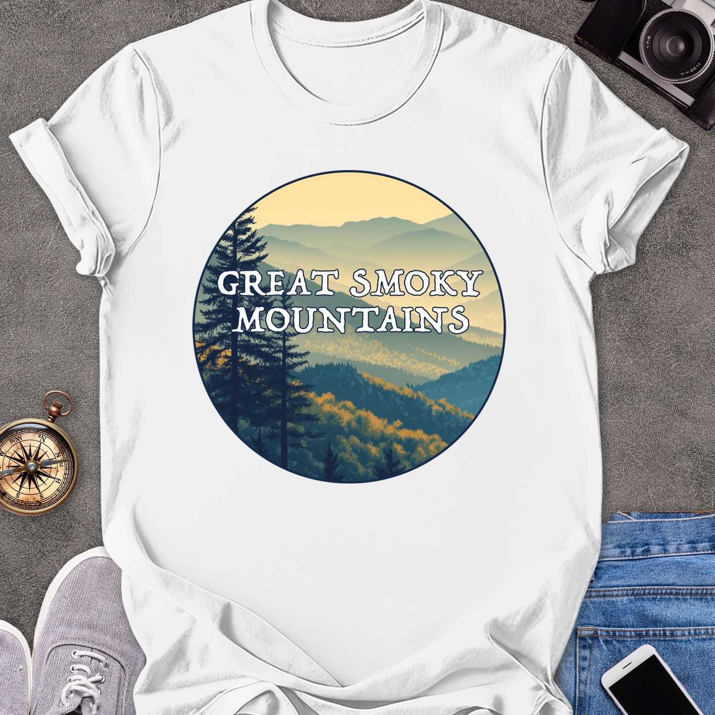 Great Smoky Mountains | Unisex Softstyle T-Shirt | Tennessee Tee