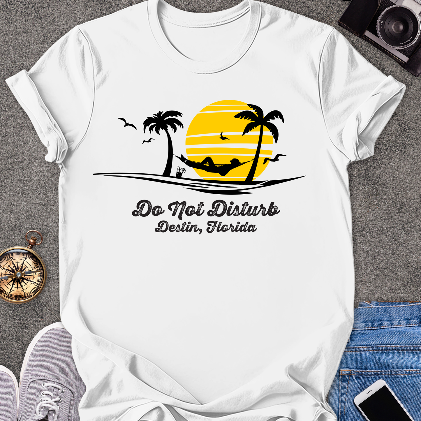 Do Not Disturb - Destin, Florida | Unisex Softstyle T-Shirt | Beach Lover Tee