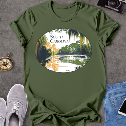 South Carolina - Moss in the Trees T-Shirt