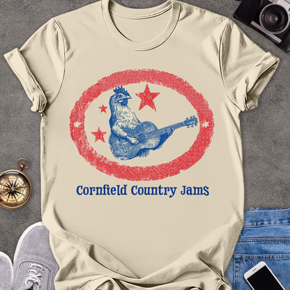 Cornfield Country Jams | Unisex Softstyle T-Shirt | Fun and Casual Music Lover Tee