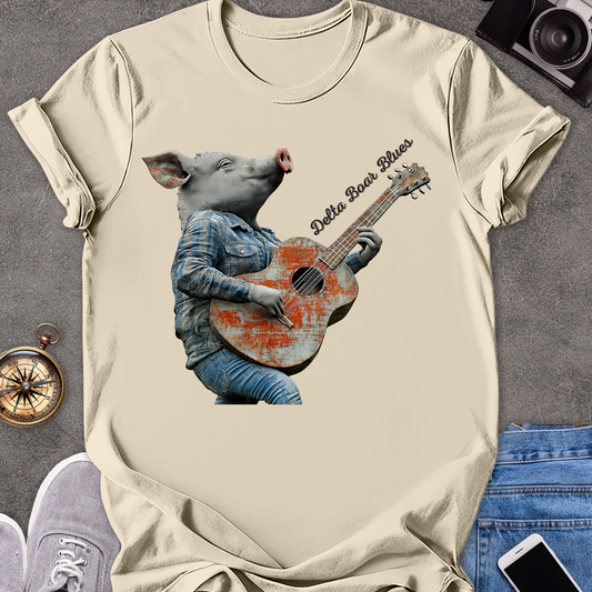Delta Boar Blues | Unisex Softstyle T-Shirt | Southern Travel Tee