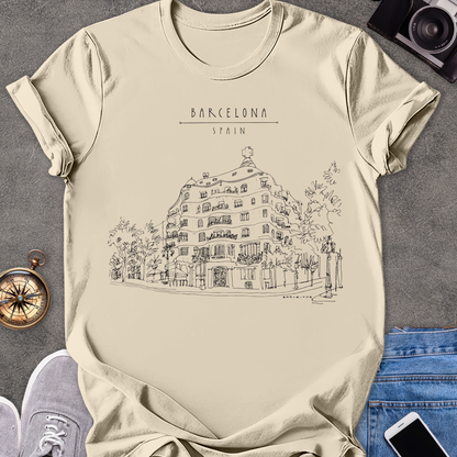 Barcelona Spain | Unisex Softstyle T-Shirt | Spain Travel Tee