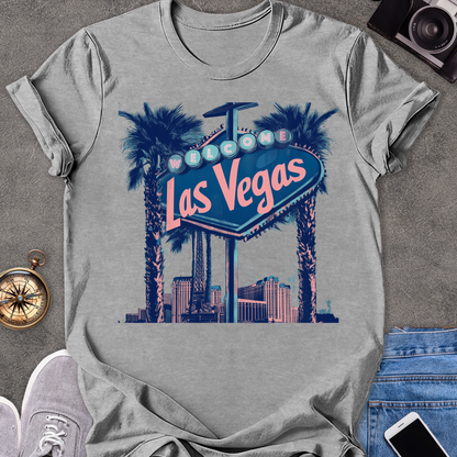 Las Vegas, Welcome| Unisex Softstyle T-Shirt | Nevada Travel Tee