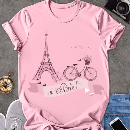 Paris| Unisex Softstyle T-Shirt | Paris Travel Tee