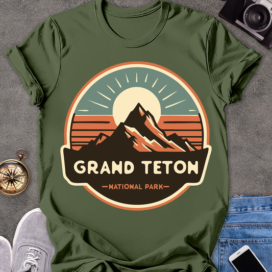 Grand Teton National Park| Unisex Softstyle T-Shirt | Adventure Travel Tee